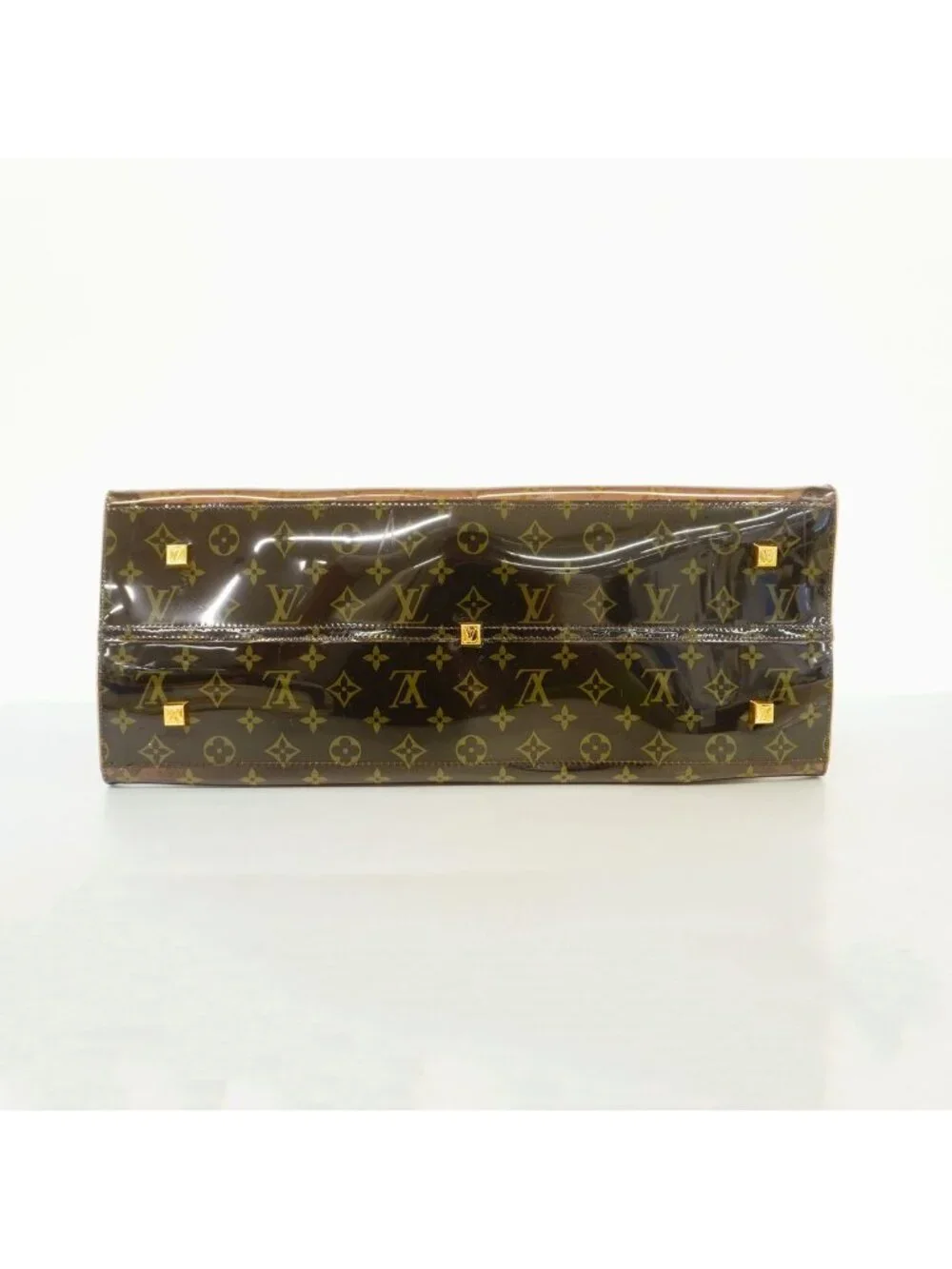 Louis Vuitton Tote Monogram Vinyl Caba Cruise Brown